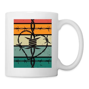 Stchelwire heart - Mug - white - Right