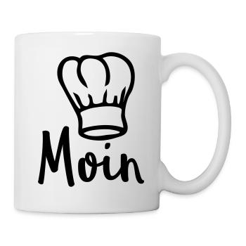 Moin Chef Koch - Tasse - Weiß - Rechts