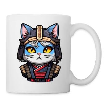 Samurai Cat #4 - Mug - white - Right