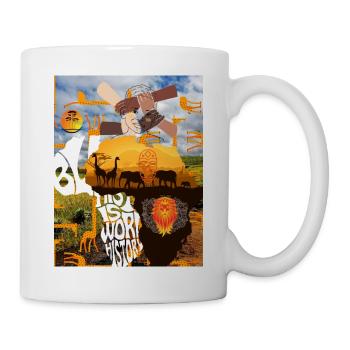 Black History is World History Original - Tasse - Weiß - Rechts