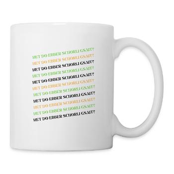 schorli grün - Tasse - Weiß - Rechts