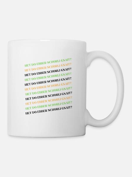schorli grün - Tasse - Weiß