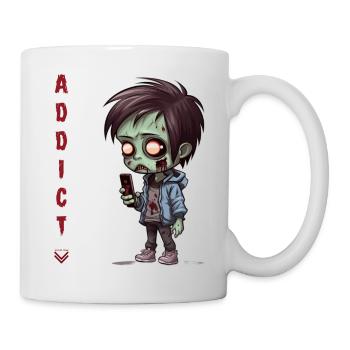 Handyholiker - Tasse - Weiß - Rechts