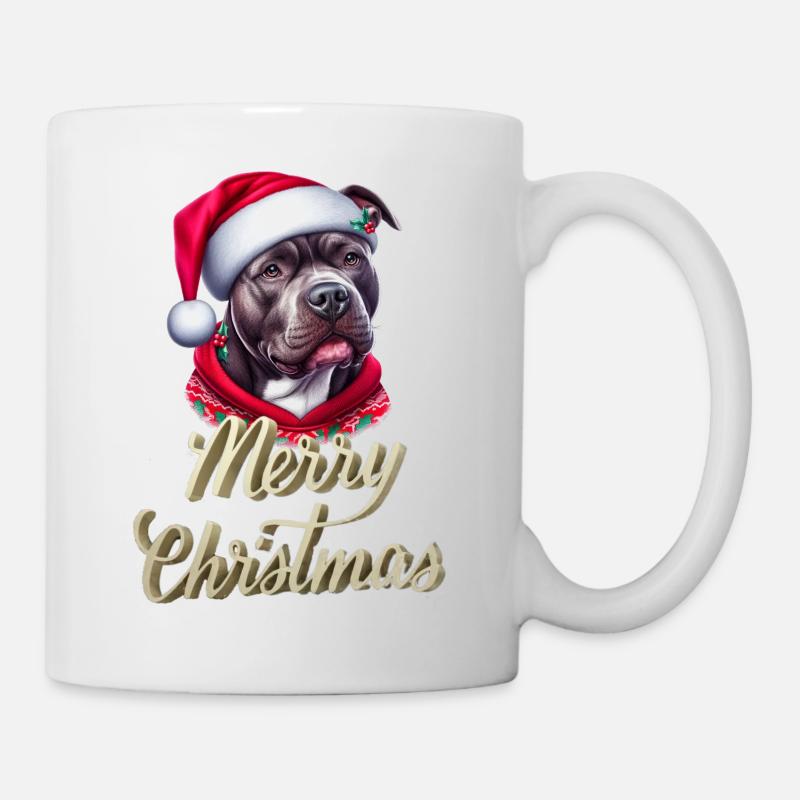 Chien Joyeux Noël - Mug blanc - blanc