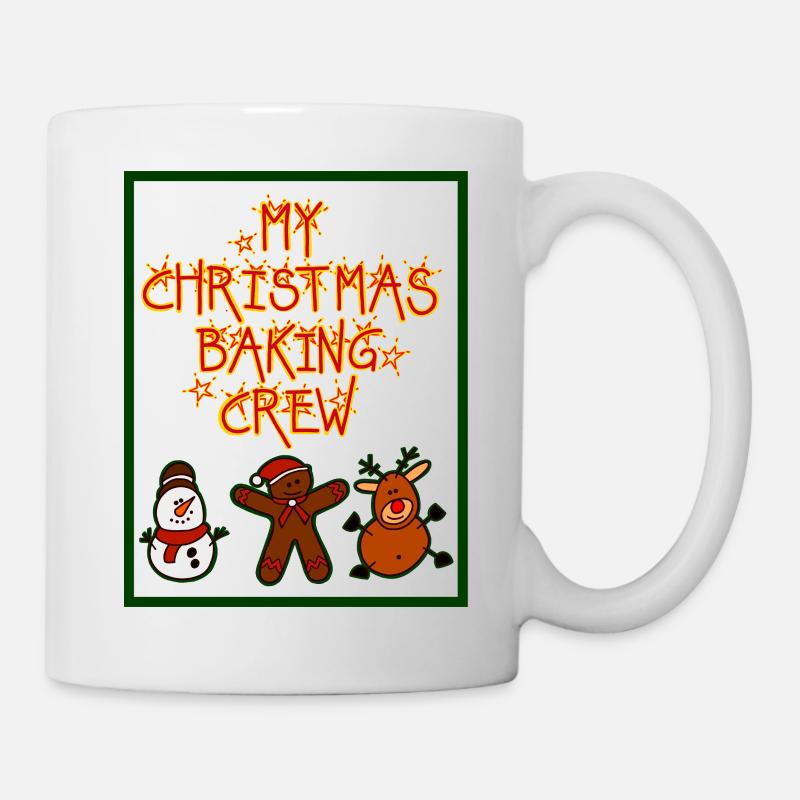 My christmax baking crew - Tasse - Weiß