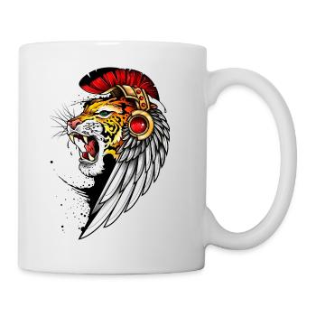 Rugissement sauvage - Mug blanc - blanc - Droite