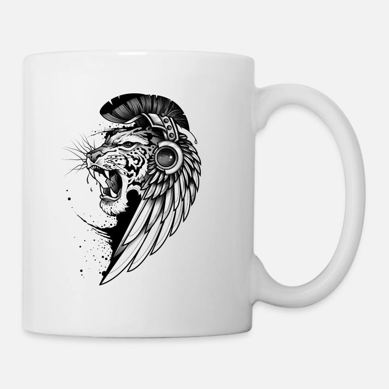 Wildes Gebrüll - Tasse - Weiß