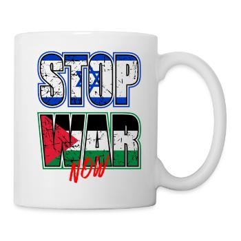Stop War Now - Mug - white - Right