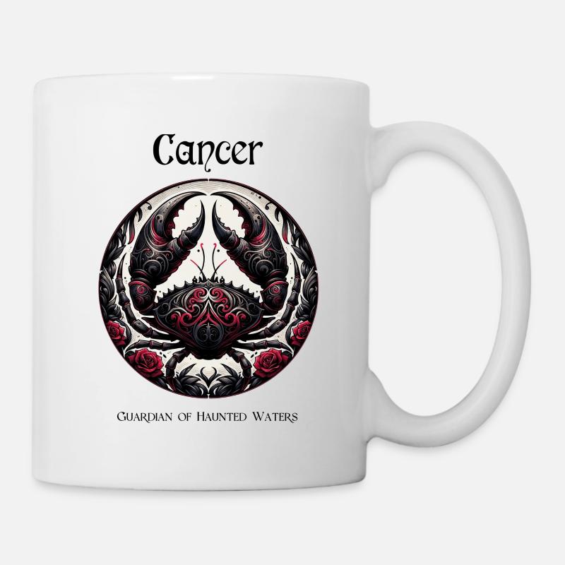 Krebs-Eleganz: Perfektes Astrologie-Geschenk - Tasse - Weiß