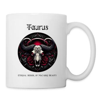 Taurus Mystery: Gothic Astrology Gift - Mug - white - Right