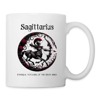 Celestial Gothic: Sagittarius Birthday Gift - Mug - white - Right
