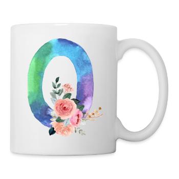 Letter o watercolour - Mug - white - Right