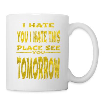 churrascada fun disc brake funny quote sayings - Mug - white - Right