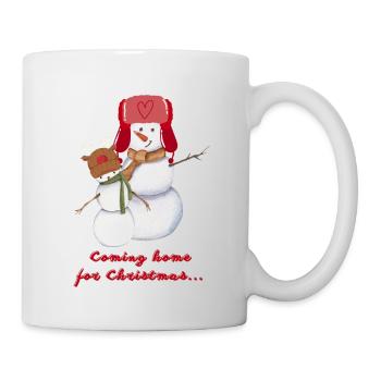 Coming home for Christmas - Tasse - Weiß - Rechts
