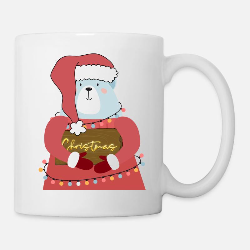 Christmas bear - Tasse - Weiß