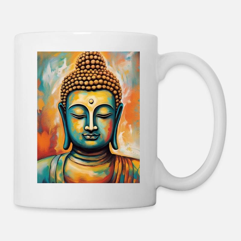 Buddha - Tasse - Weiß