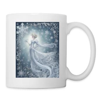 Die viertjüngste Tochter des Winters heißt Hope - Tasse - Weiß - Rechts
