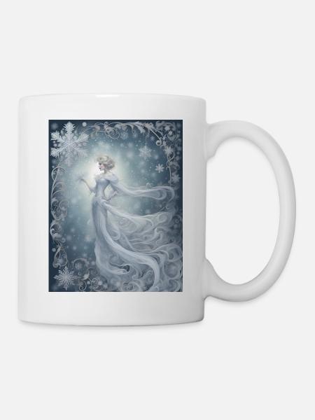 Die viertjüngste Tochter des Winters heißt Hope - Tasse - Weiß