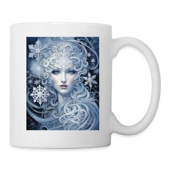 Sternenklar ist des Winters Frau - Tasse - Weiß - Rechts
