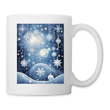 Wintergrüße zur Weihnachtszeit - Tasse - Weiß - Rechts