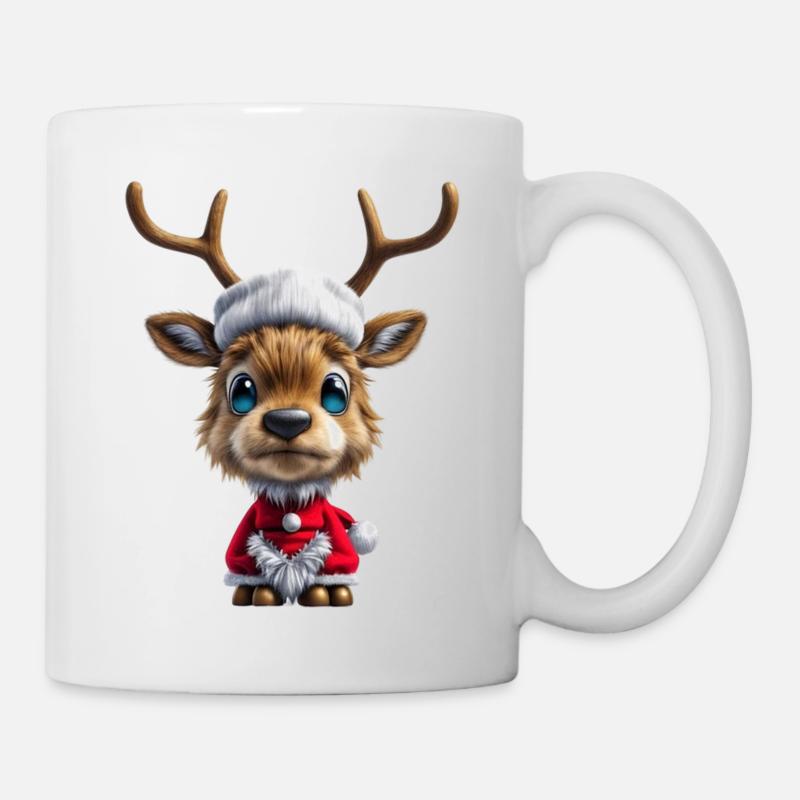 Christmas Reindeer - Mug - white