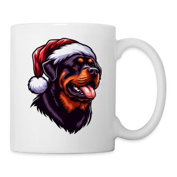 L’ de Noël du Rottweiler - Mug blanc - blanc - Droite