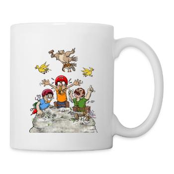 Climbing scene - Mug - white - Right