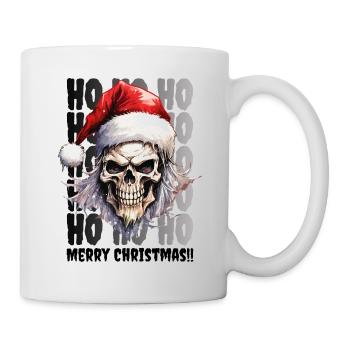 Christmas Skull Skull Horror Creepy - Mug - white - Right