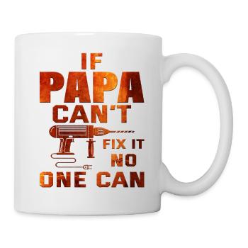 Opa, Oma, Opa, Oma, Papa, Mama, - Tasse - Weiß - Rechts