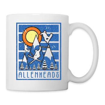 Retro Allnenhads Ski Sunset - Mug - white - Right