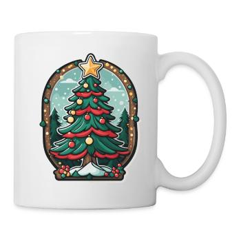 Christmas Tree Christmas Drawing - Mug - white - Right