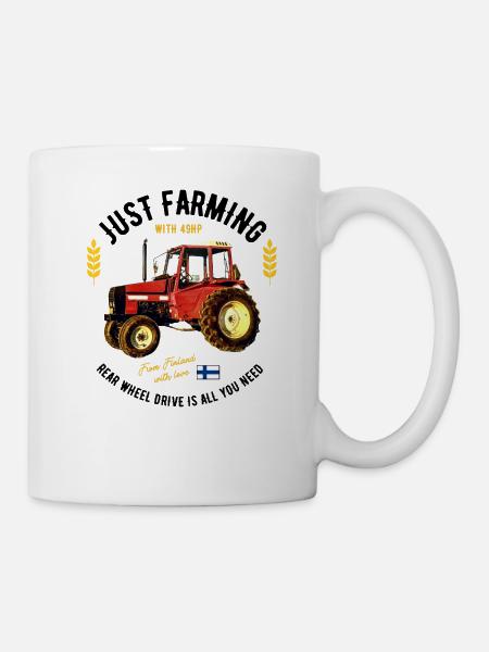 Nur Farmen 504 - Tasse - Weiß