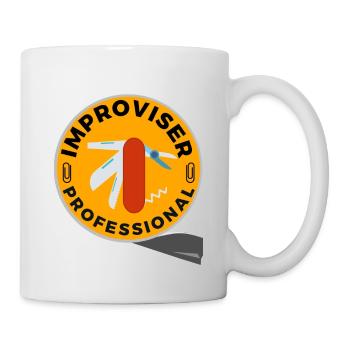 Improvisator Profi - Tasse - Weiß - Rechts