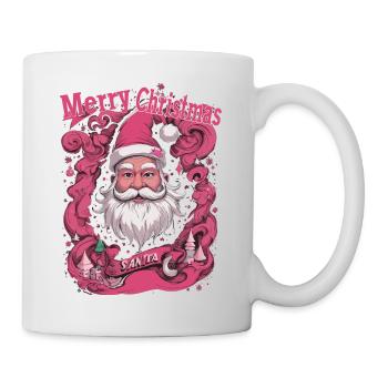 Merry Pinkmas Pink Christmas Xmas merry christmas - Mug - white - Right