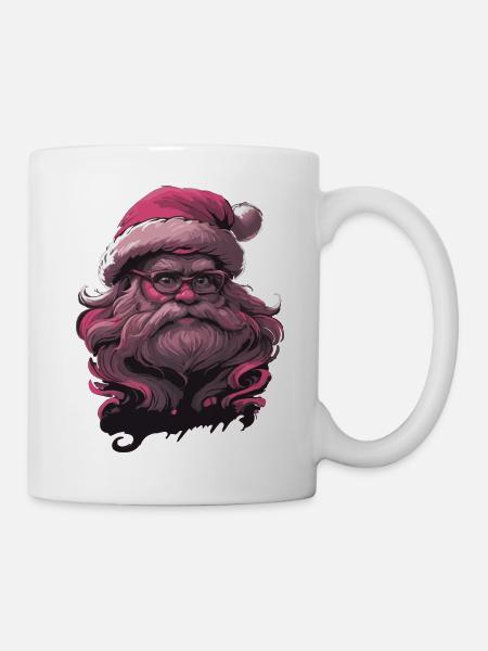 Merry Pinkmas Pink Christmas Xmas merry christmas - Mug - white