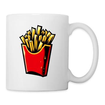 Frites 🍟 - Mug blanc - blanc - Droite