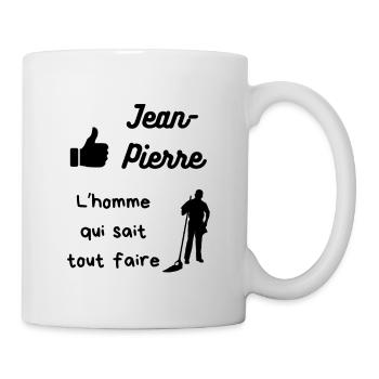 L'homme à tout faire - Mug blanc - blanc - Droite