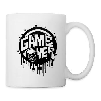 Game Over Gamer Player Console de jeu vidéo - Mug blanc - blanc - Droite