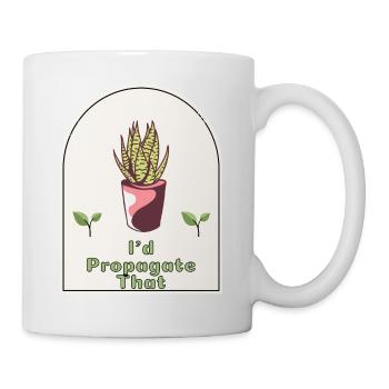 "I'd Propagate That" - Gardener's Humor Indoor - Mug - white - Right