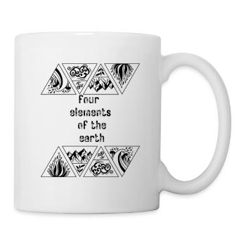 4 Elements of the Earth - Mug - white - Right
