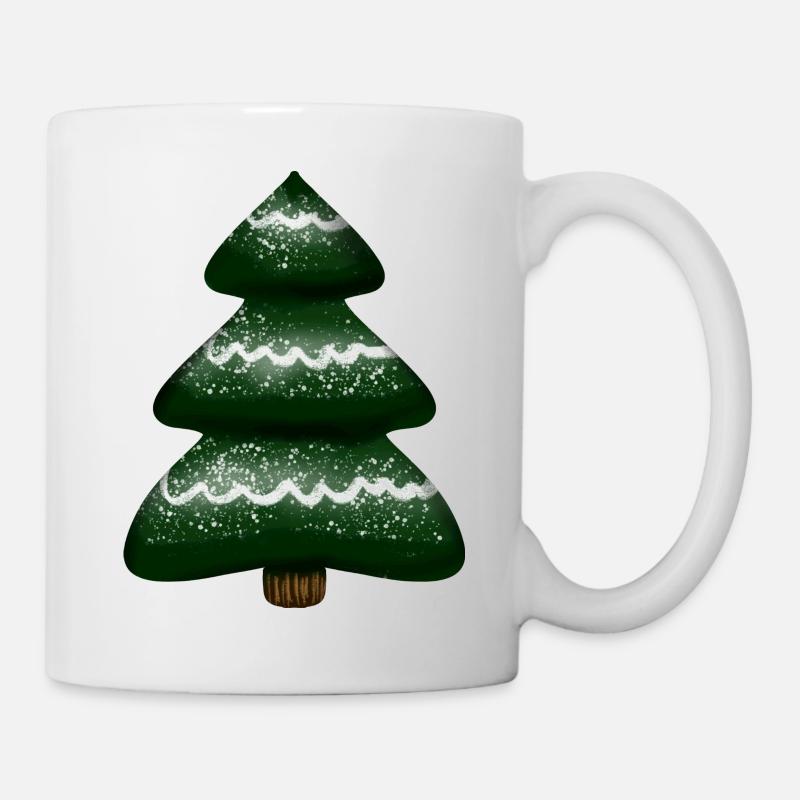 Weihnachtsbaum, Christbaum, Tannenbaum - Tasse - Weiß