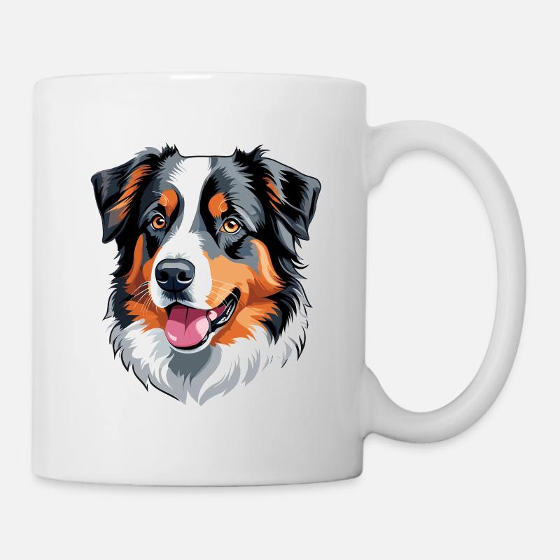 Australian Shepherd - Mug - white