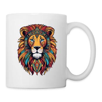 Lion - Mug blanc - blanc - Droite