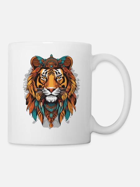 Tiger Tribe - Mug - white