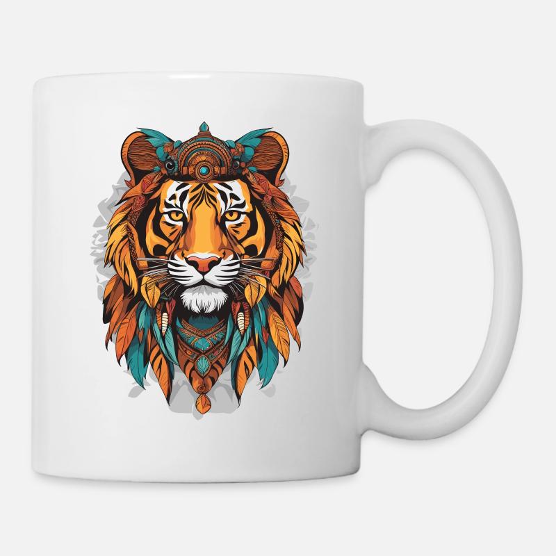 Tiger Tribe - Mug - white