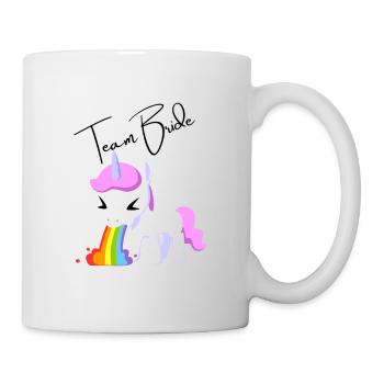 Team Bride Einhorn - Tasse - Weiß - Rechts