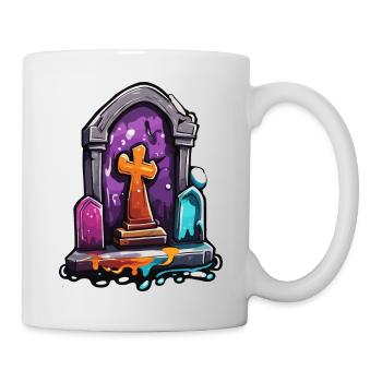 Gravestone / Remembrance / Tranquility / Unforgotten / Dead - Mug - white - Right