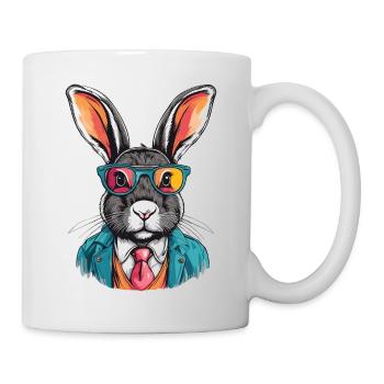 Bunny in Suit - Mug - white - Right