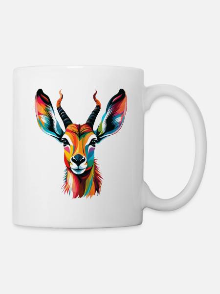 Gazelle - Tasse - Weiß