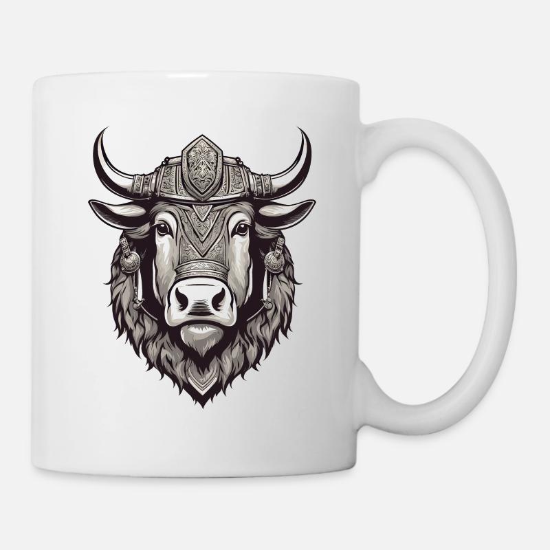 Yak-Rüstung - Tasse - Weiß
